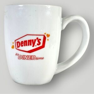 Denny's It’s Diner Time Coffee Snob Happy 10oz Classic Retro Style Mug